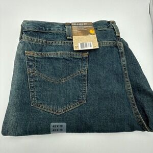 Carhartt Relaxed Fit Tipton Five Pocket Denim Jean Short 42 Classic Wash NWT NOS